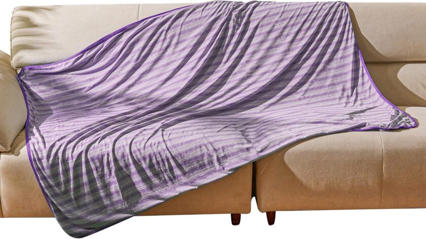 Cooling Blanket for Hot Sleepers, Summer Bed Blanket for Warm Night Sweat, Cool Sofa Throw Blanket for Hot Flashes, Soft Thin Lightweight Blanket for Adults Kids